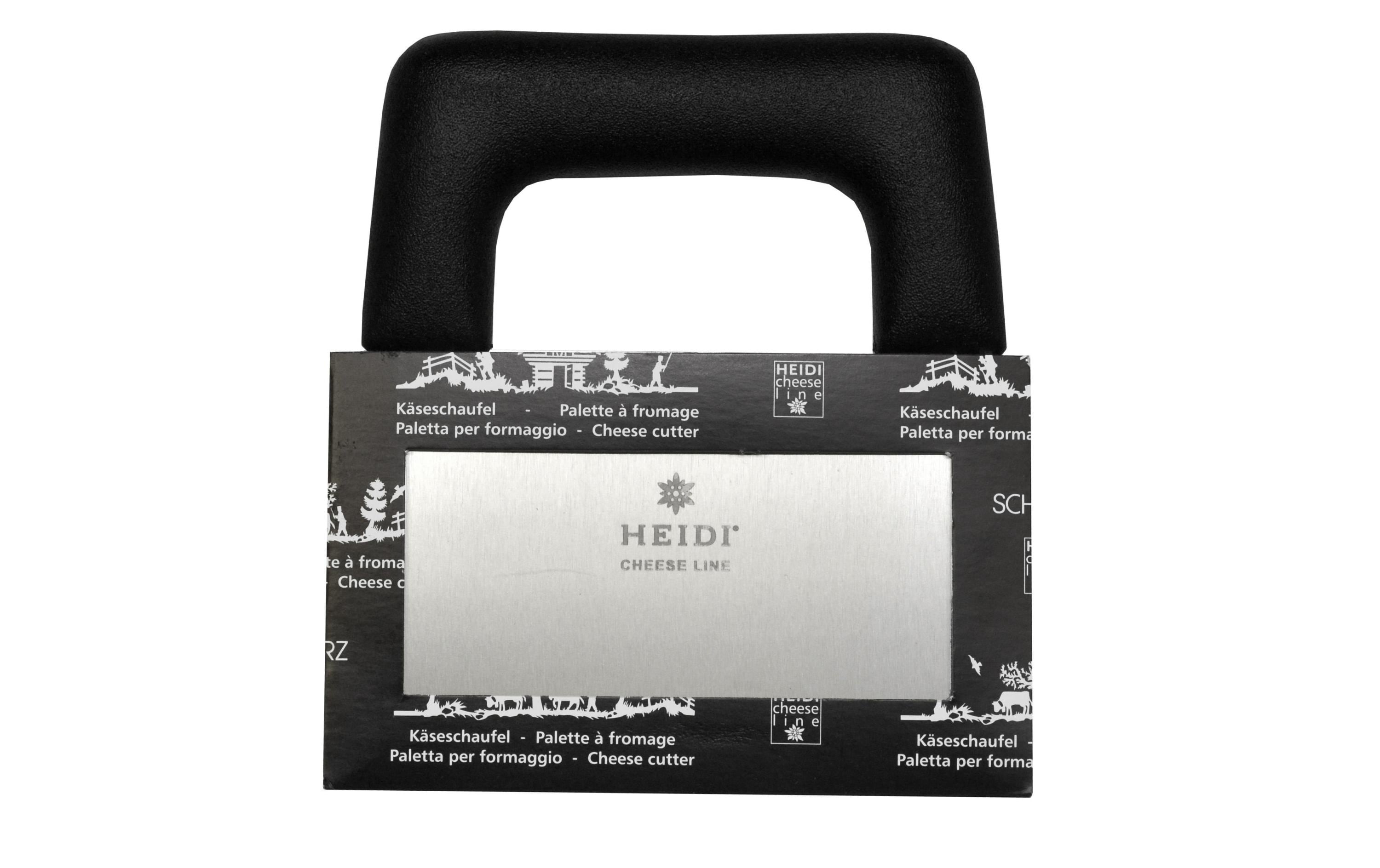 Heidi Cheese Line Käsemesser Schwarz/Silber
