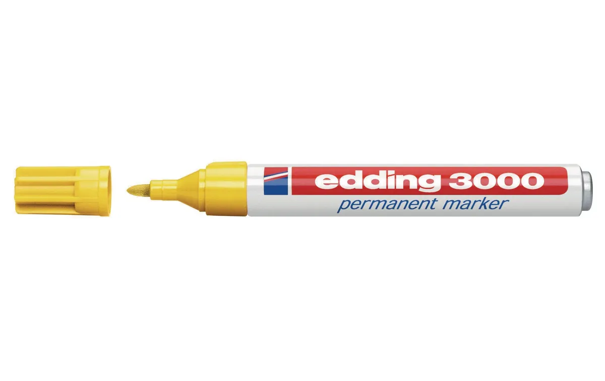 edding Permanent-Marker 3000 Gelb edding Permanent-Marker 3000 Gelb
