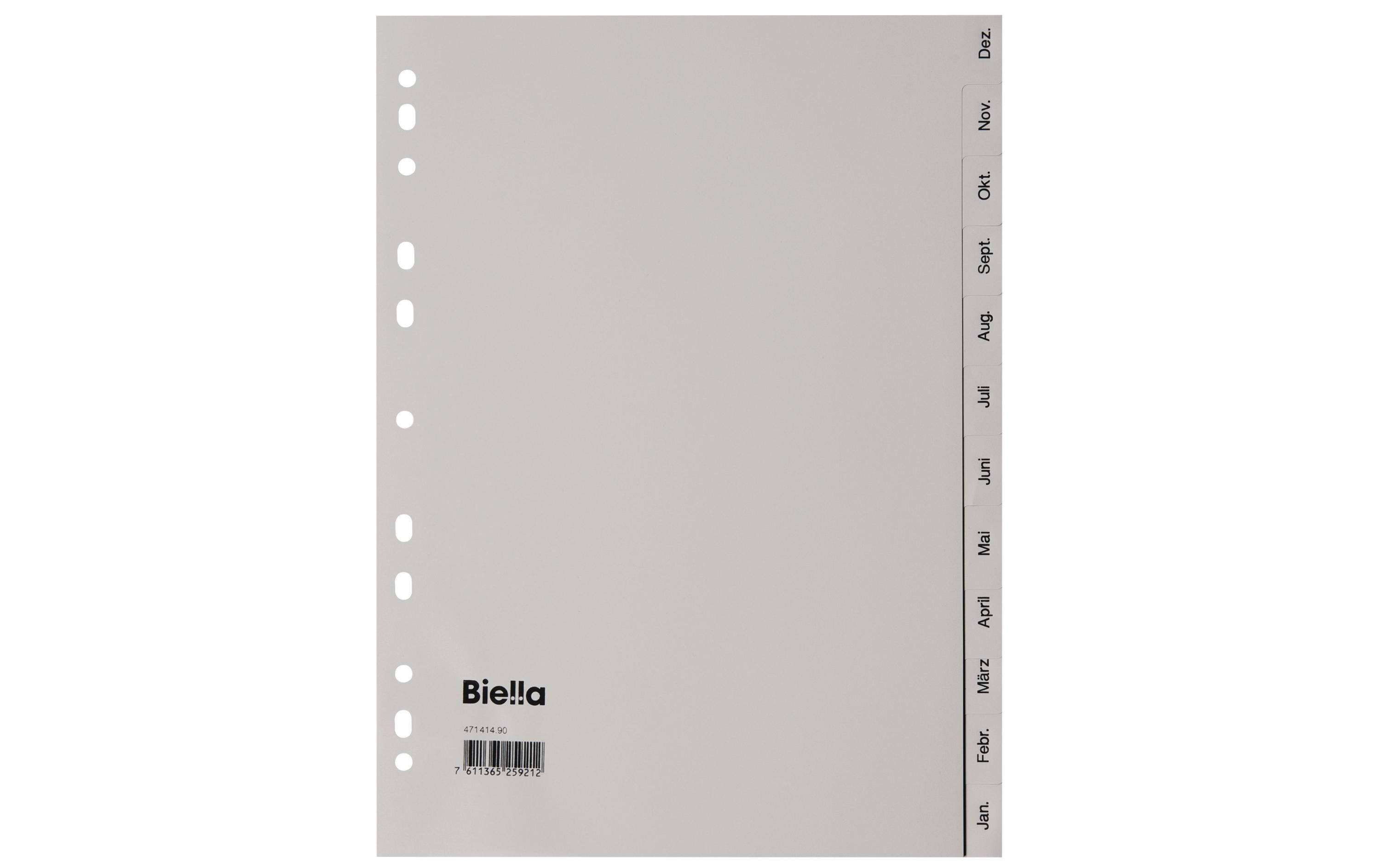 Biella Register A4 Vollformat, Dez-Jan