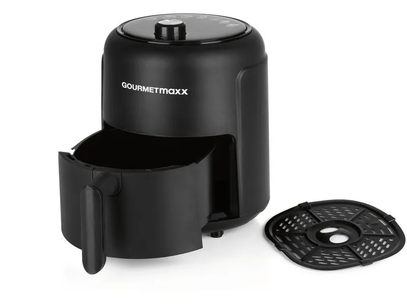 GOURMETmaxx Heissluft-Fritteuse 2 kg, Schwarz