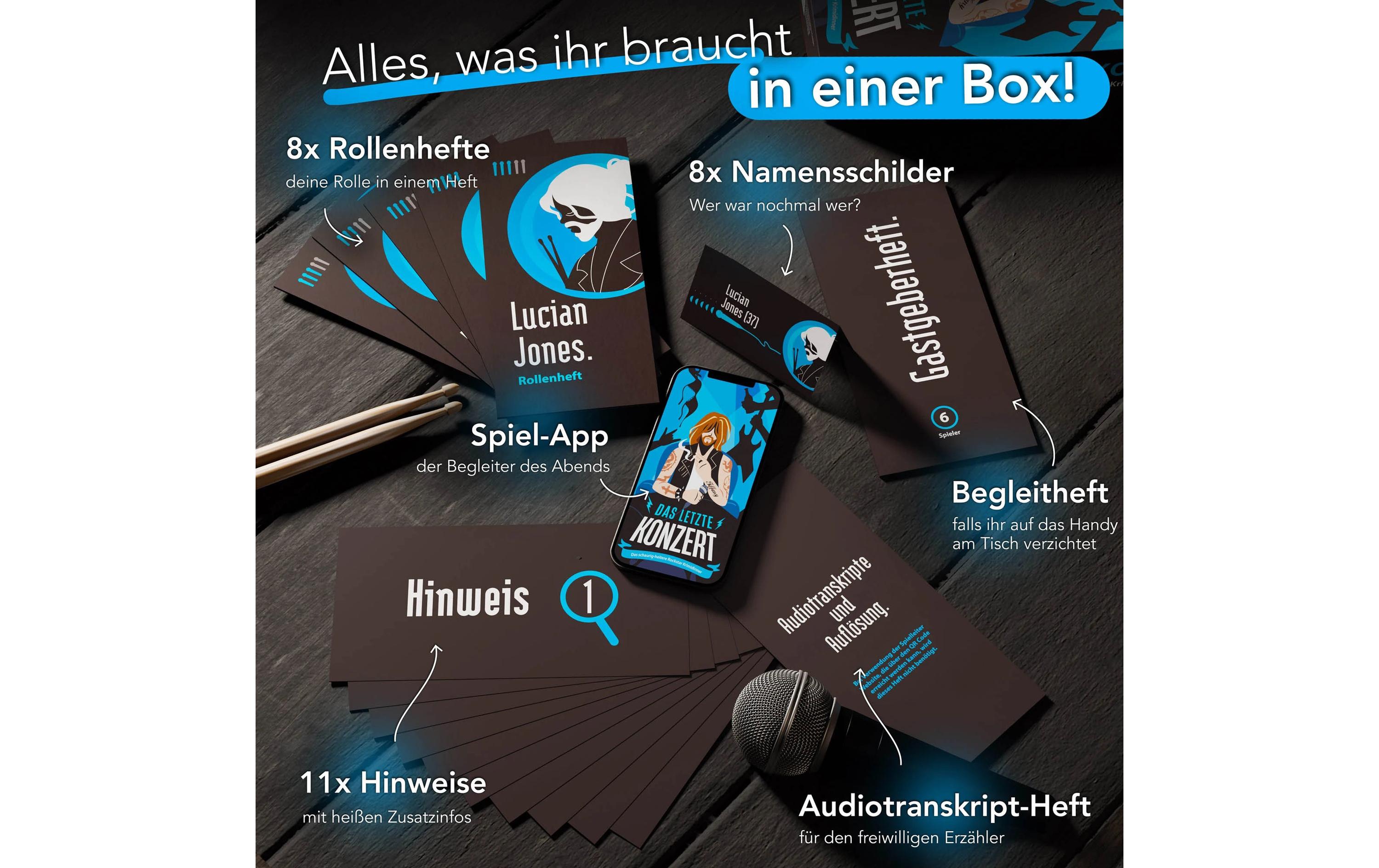 Crime Cases Partyspiel Das letzte Konzert -DE-