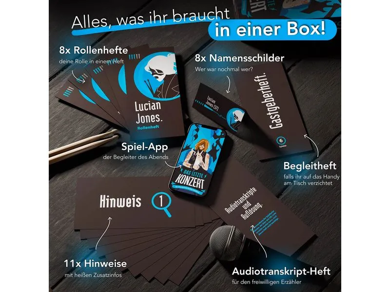 Crime Cases Partyspiel Das letzte Konzert -DE-