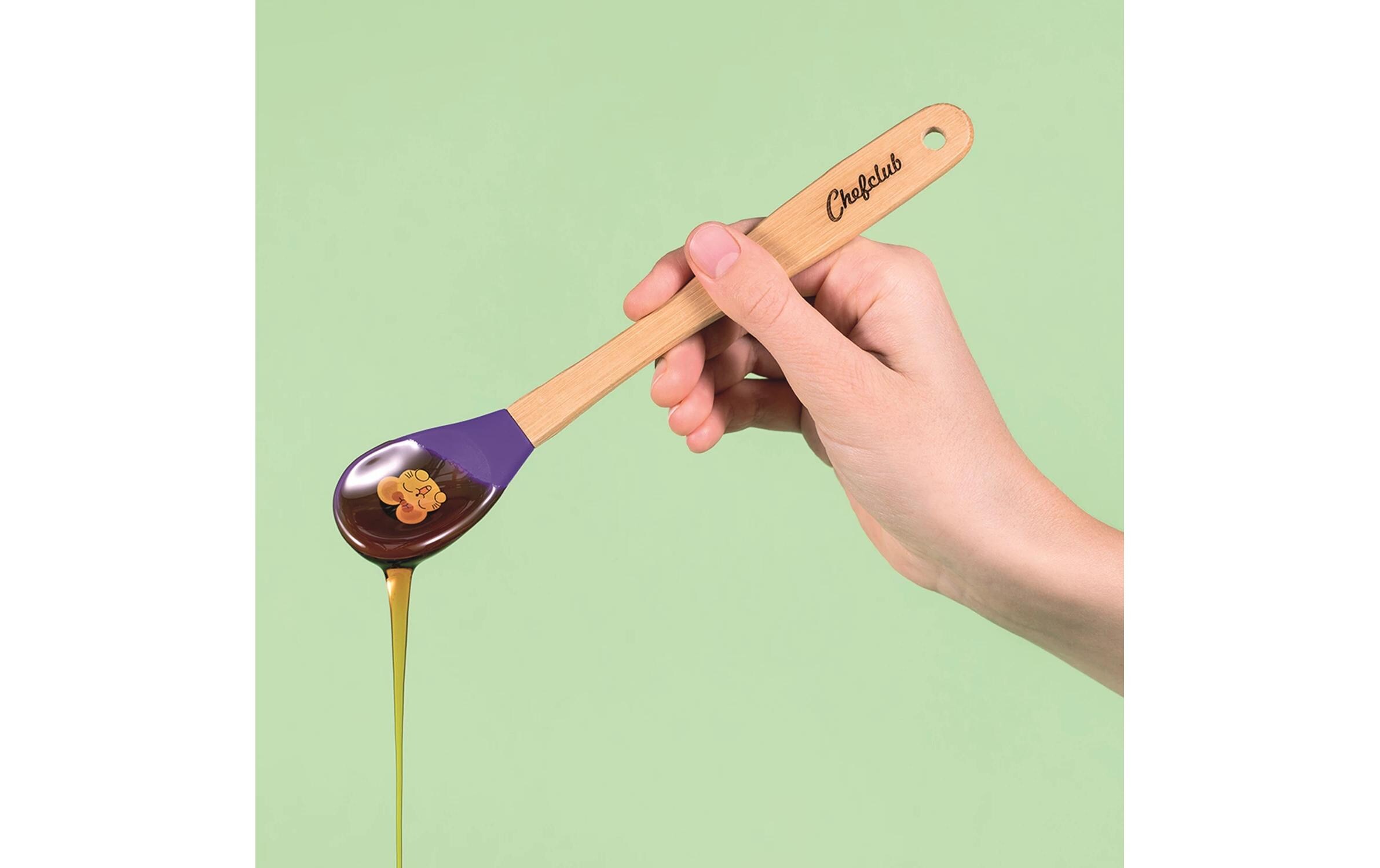 Chefclub Kinderrührlöffel Mini-Utensilien 5-teilig, Mehrfarbig