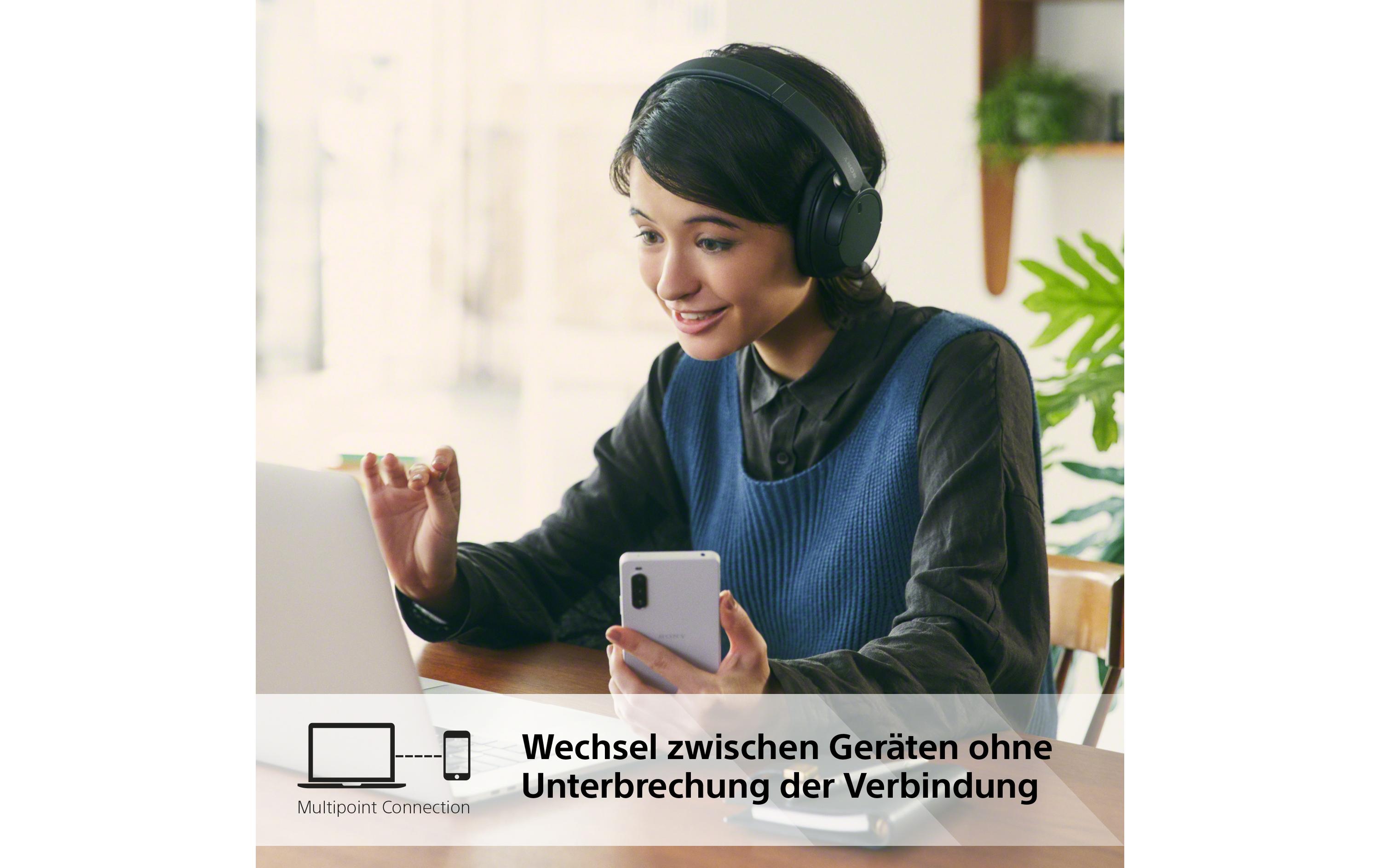 Sony Wireless Over-Ear-Kopfhörer WH-CH720N Schwarz