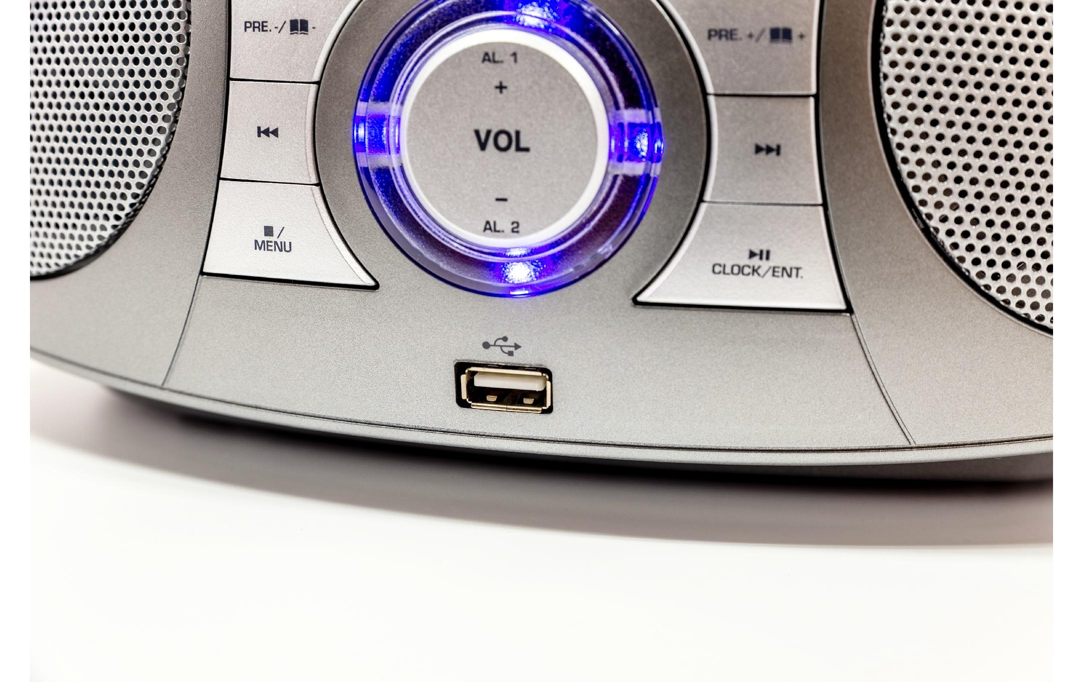 soundmaster DAB+ Radio SCD1800 Grau