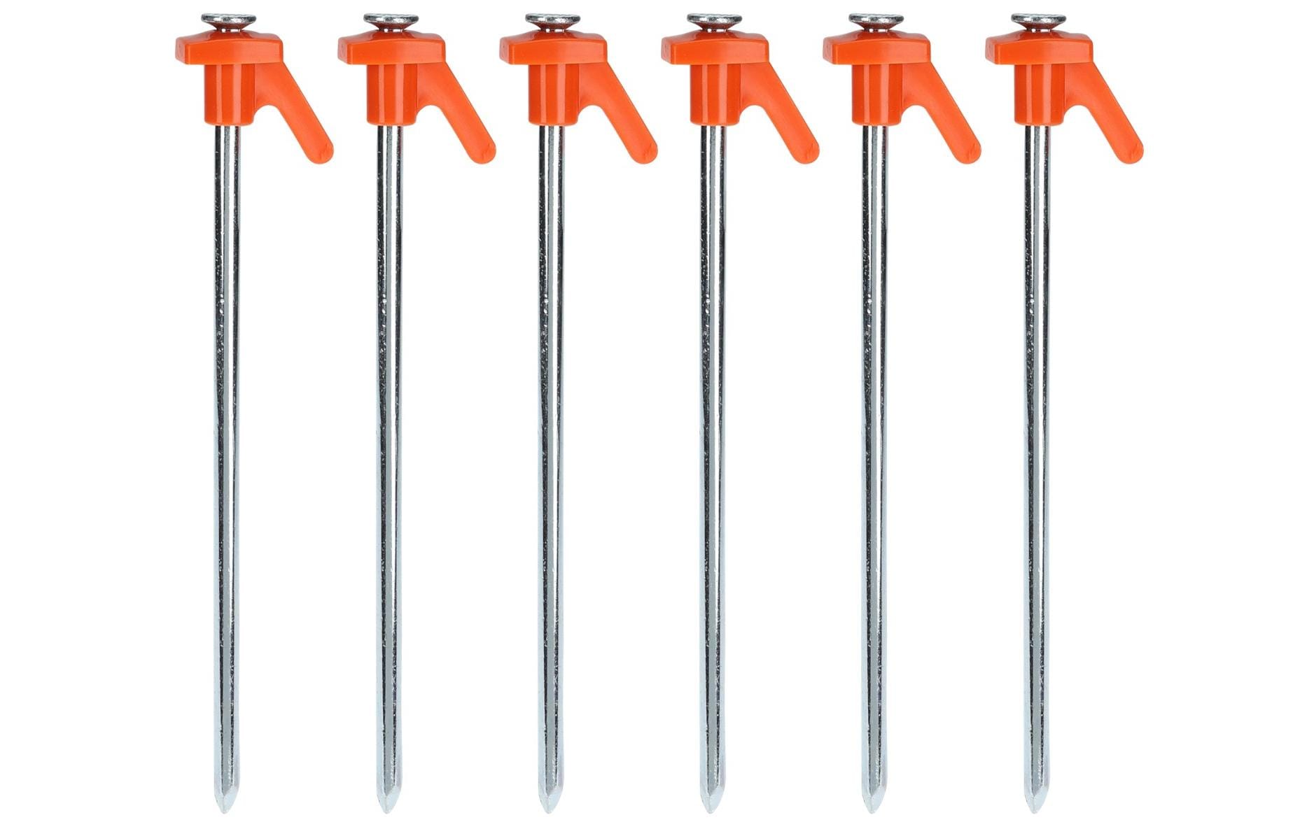 FTM Stahl-Hering 6 Stück, 21 cm