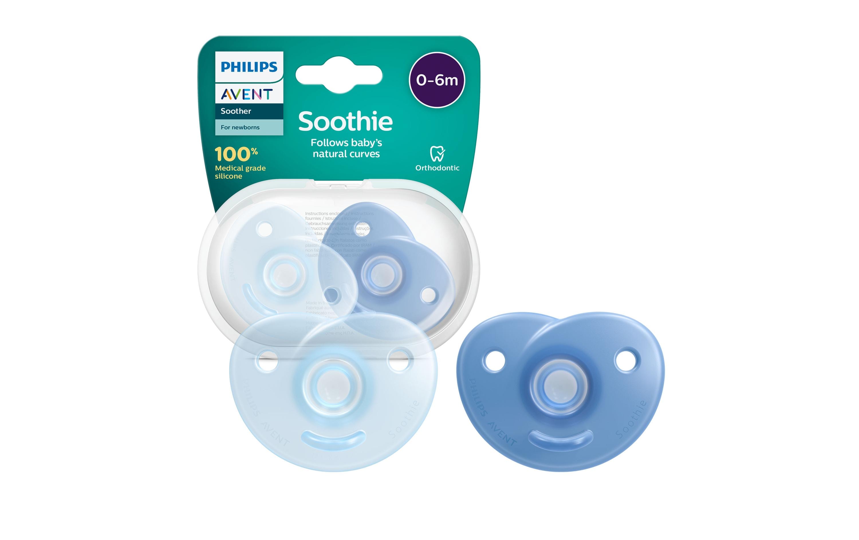 PHILIPS AVENT Nuggi Curved Soothie 0-6 Mt. PHILIPS AVENT Nuggi Curved Soothie 0-6 Mt.