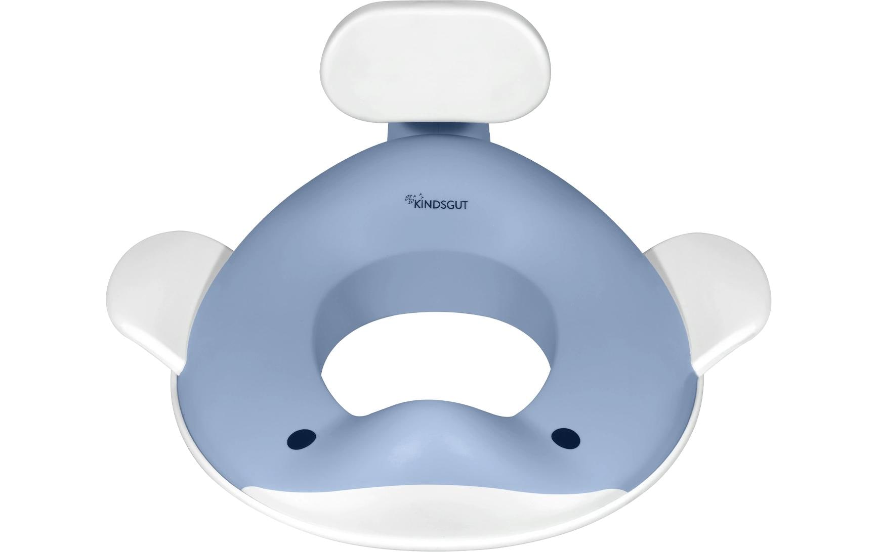 Kindsgut Toilettensitz Wal Taubenblau