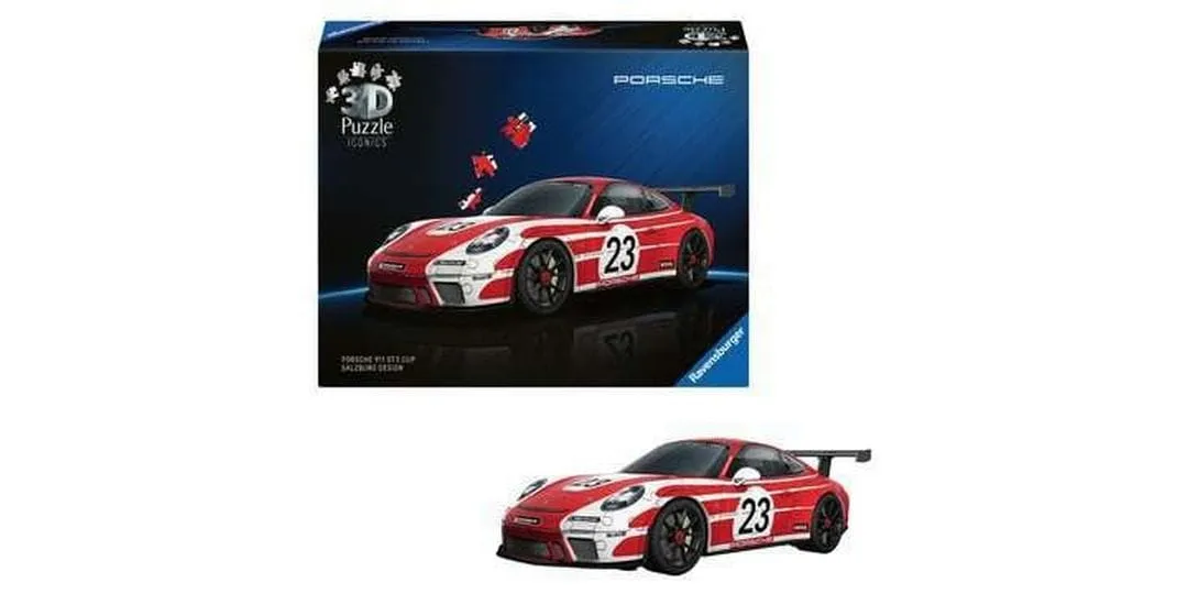 Ravensburger 3D Puzzle Iconics Porsche 911 GT3 Cup Ravensburger 3D Puzzle Iconics Porsche 911 GT3 Cup
