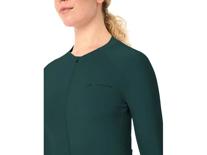 VAUDE Damen Velotrikot Wo Furka FZ III deep pond Grün, Grösse 36