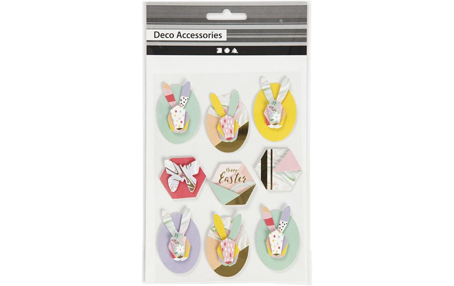 Creativ Company Sticker 3D , Mehrfarbig