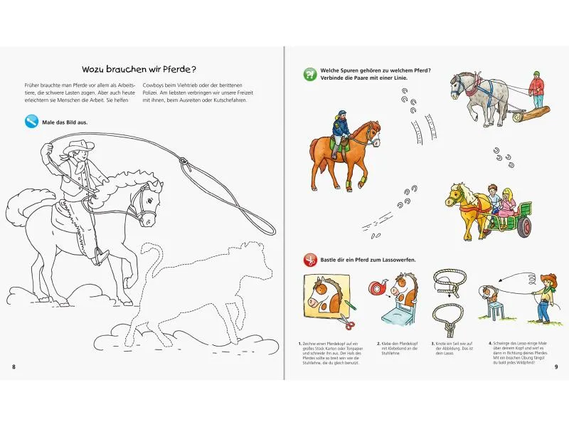 Ravensburger Kinder-Sachbuch WWW Aktiv-Heft Pferde Ravensburger Kinder-Sachbuch WWW Aktiv-Heft Pferde