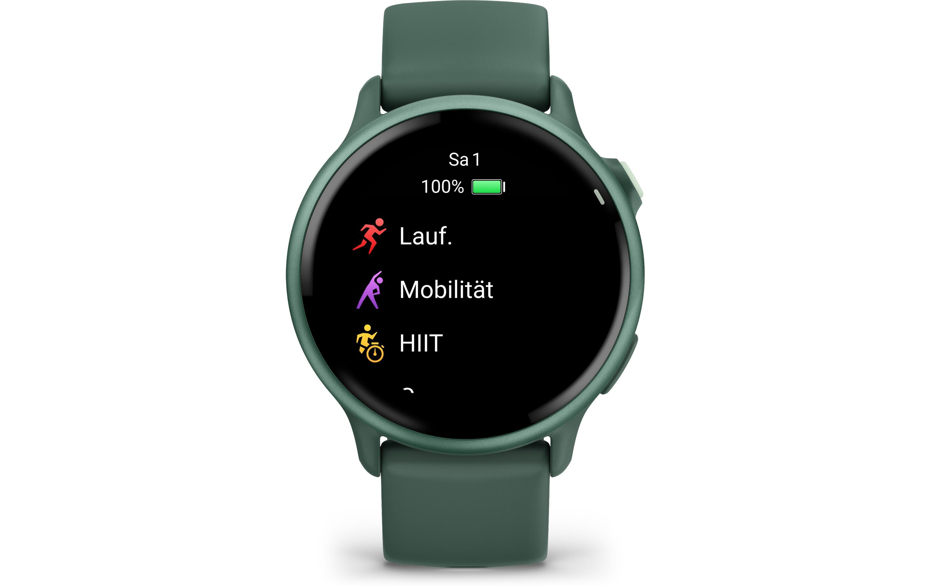 GARMIN GPS-Sportuhr Vivoactive 6 Dunkelgrün