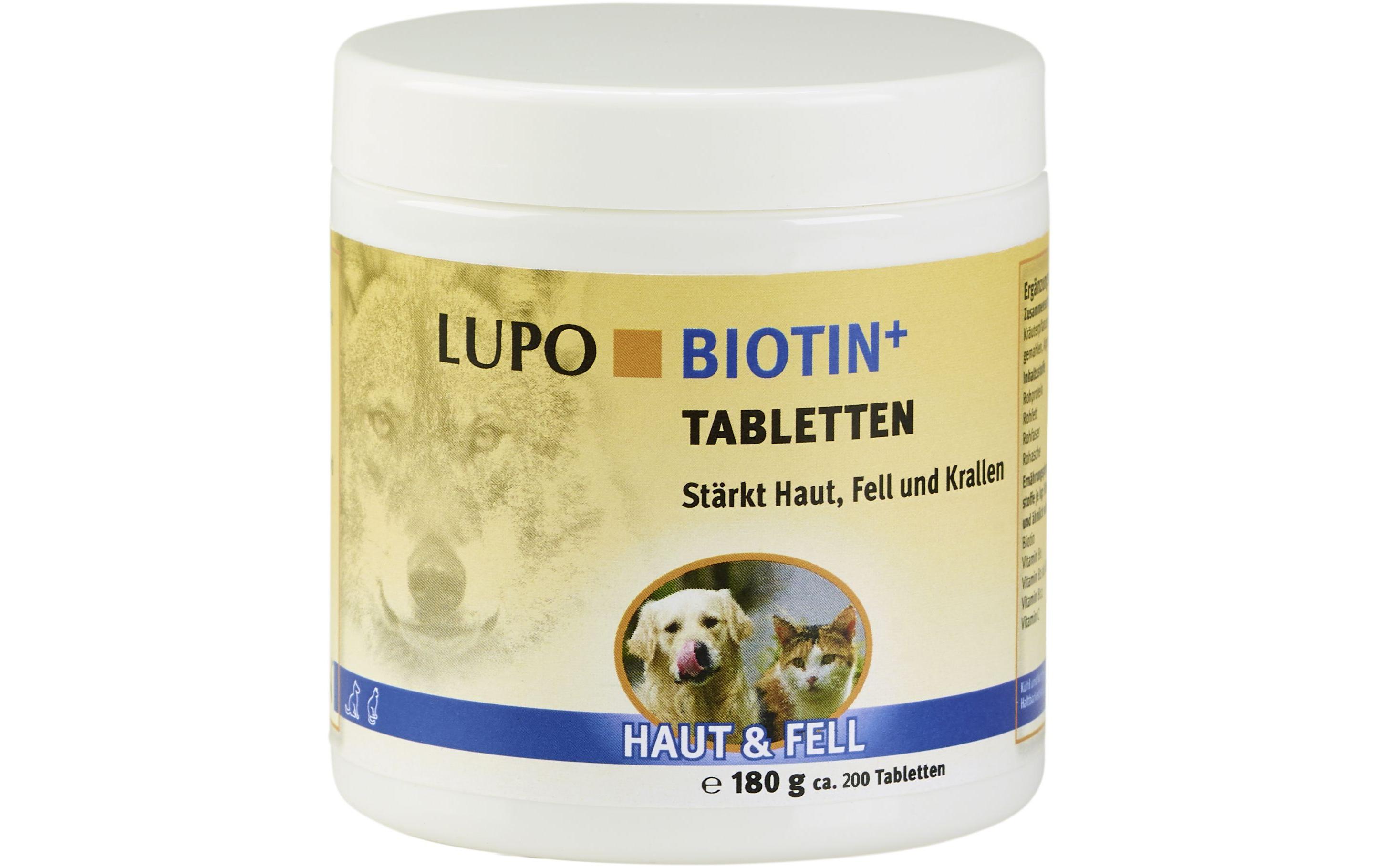 Luposan Hunde-Nahrungsergänzung Biotin Tabletten, 180 g