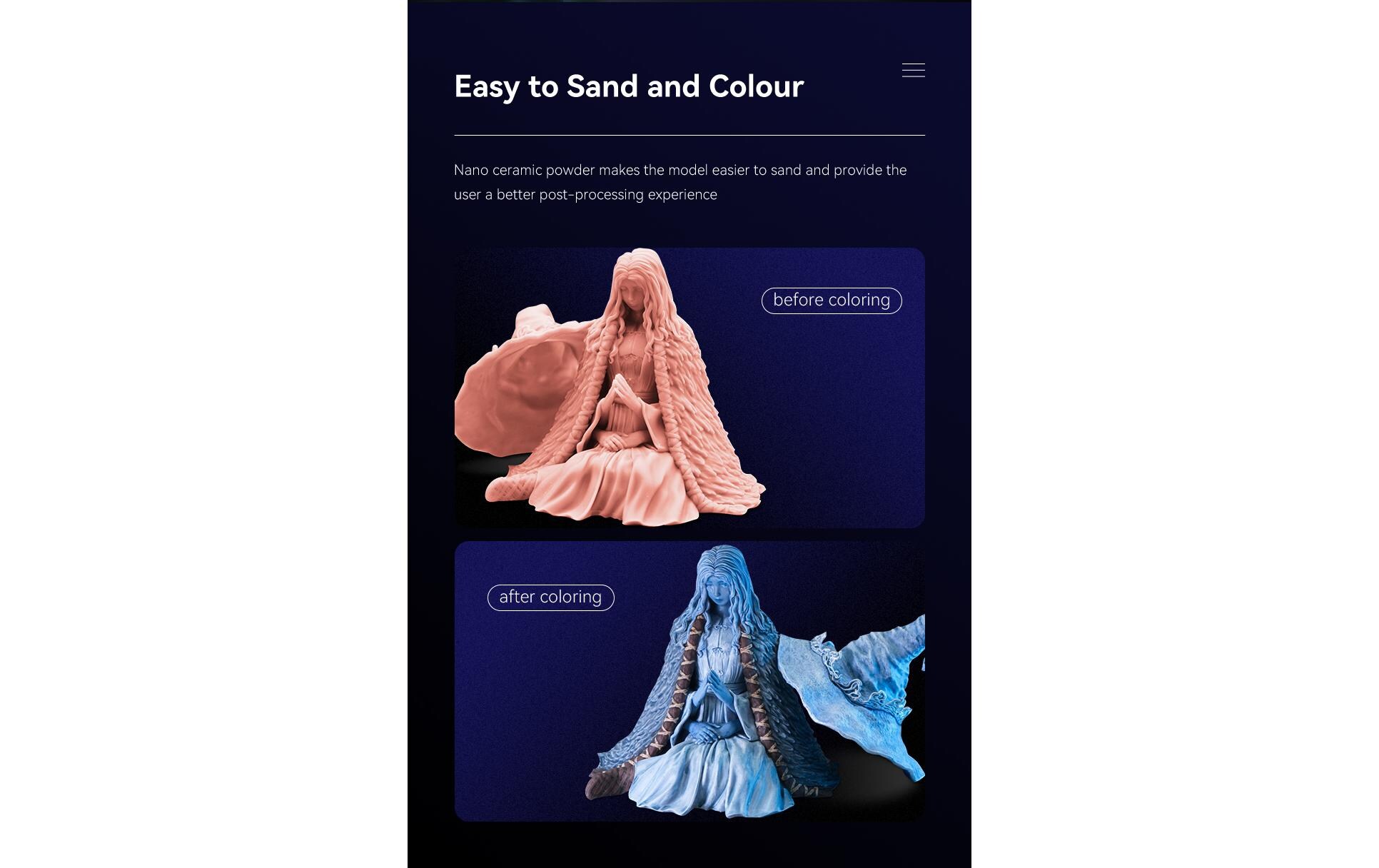 Creality Resin LCD Modellbau, 1000 g, Mattorange