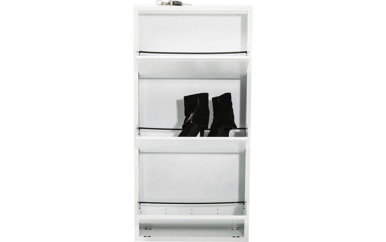 Kare Schuhschrank Caruso 100 x 50 cm, Weiss