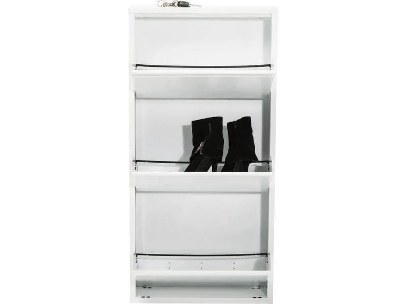 Kare Schuhschrank Caruso 100 x 50 cm, Weiss