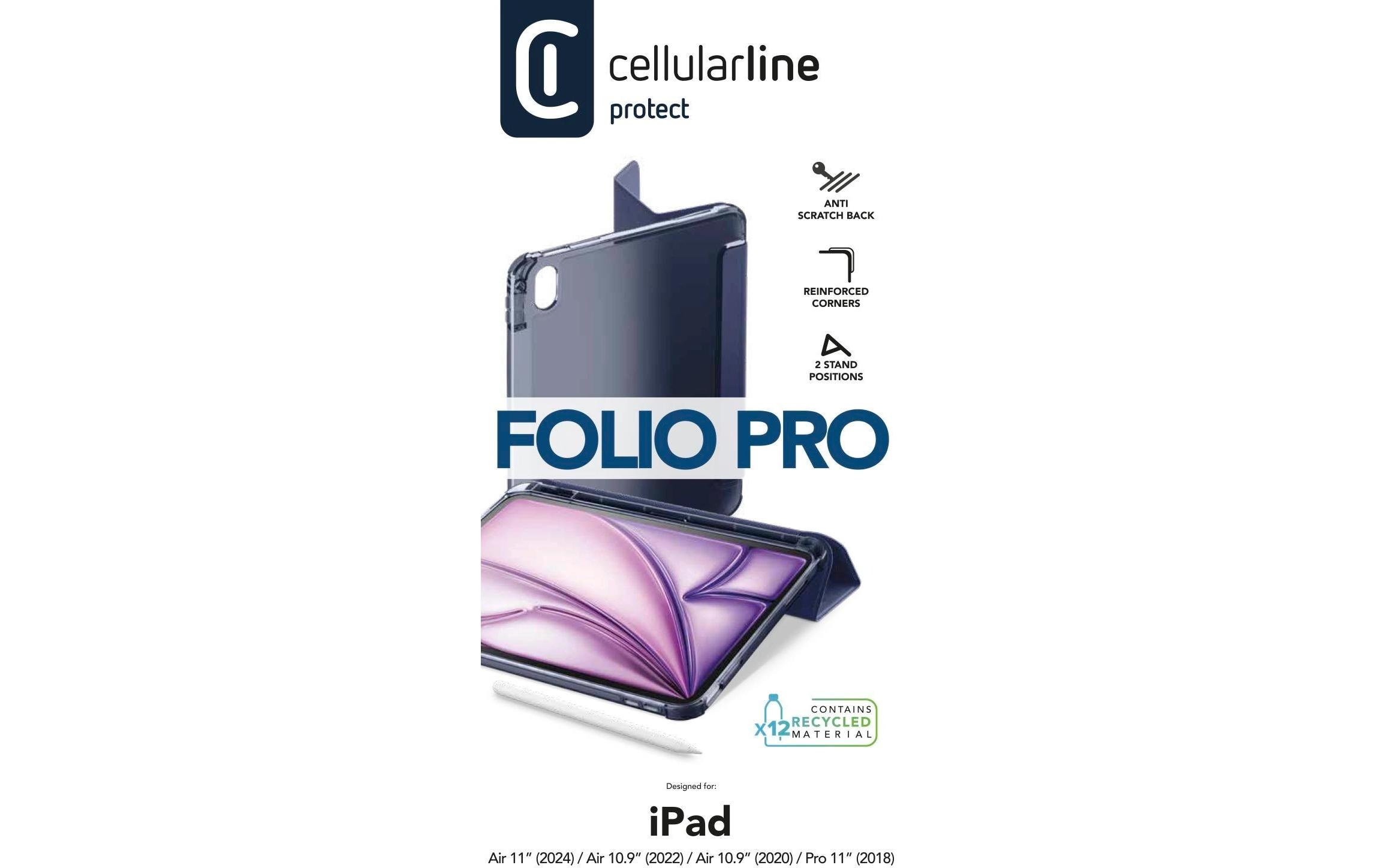 Cellular Line Tablet Book Cover Folio Case Blau Cellular Line Tablet Book Cover Folio Case Blau