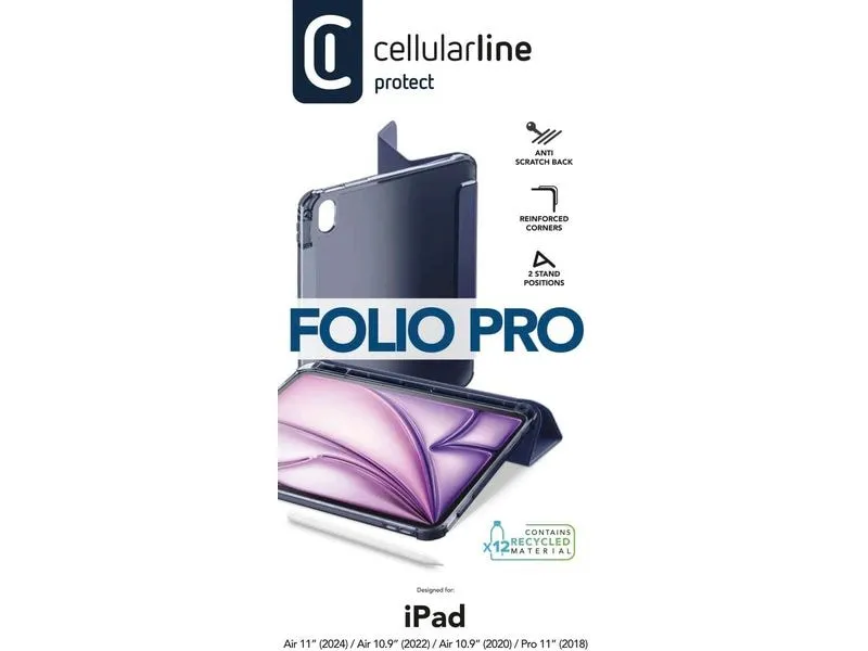 Cellular Line Tablet Book Cover Folio Pro Blau Cellular Line Tablet Book Cover Folio Pro Blau