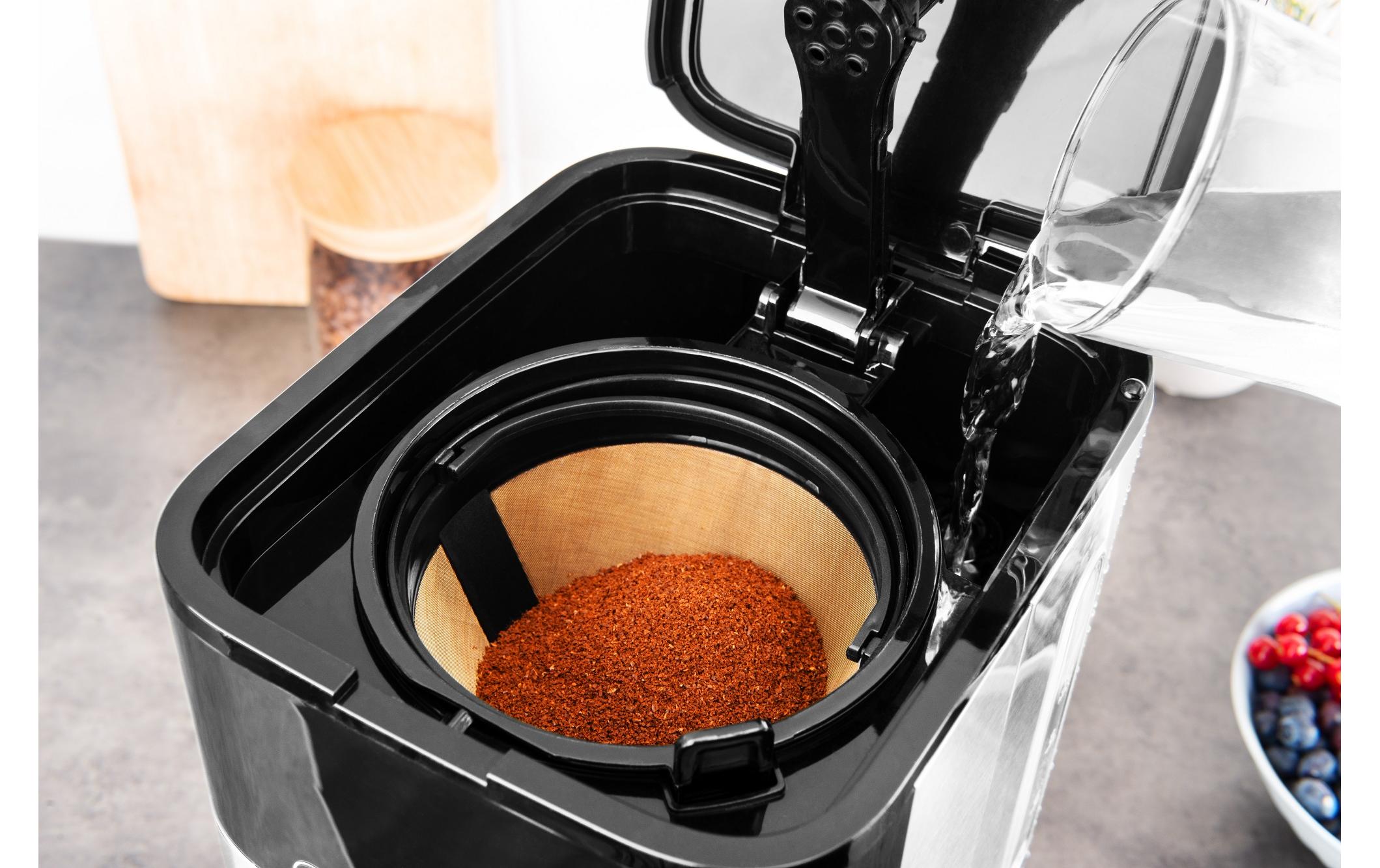 Gastroback Filterkaffeemaschine Essential S Schwarz/Silber