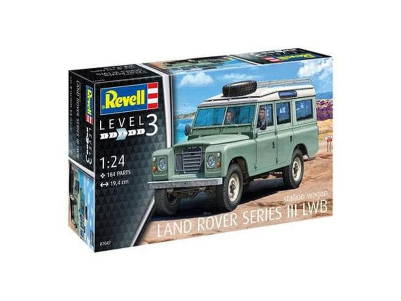 Revell Bausatz Model Set Land Rover Series III 1:24 Revell Bausatz Model Set Land Rover Series III 1:24