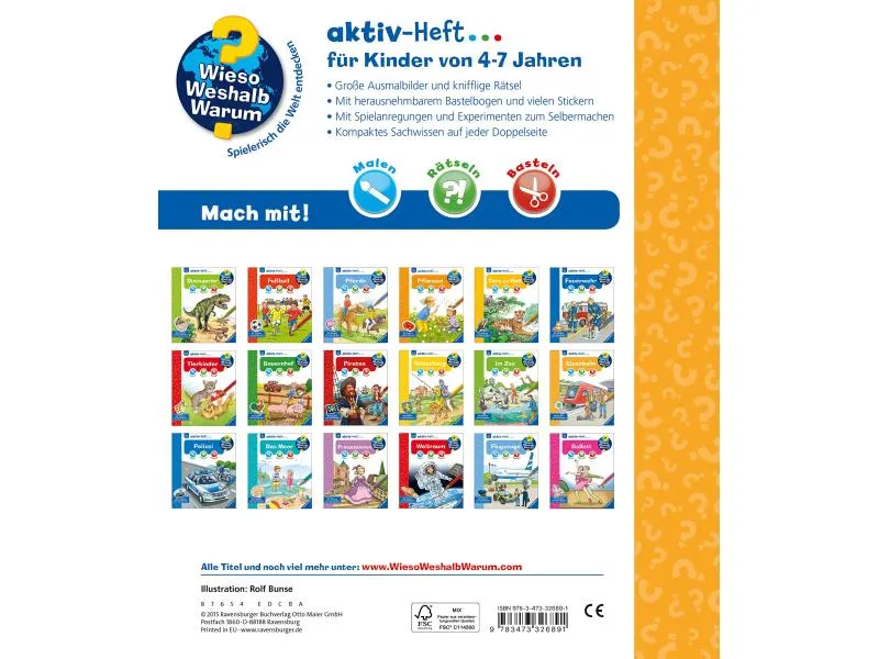Ravensburger Kinder-Sachbuch WWW Aktiv-Heft Eisenbahn Ravensburger Kinder-Sachbuch WWW Aktiv-Heft Eisenbahn