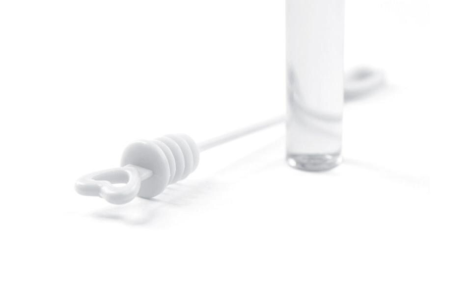 Partydeco Partyaccessoire Seifenblasen Herz, Weiss, 48 Stück