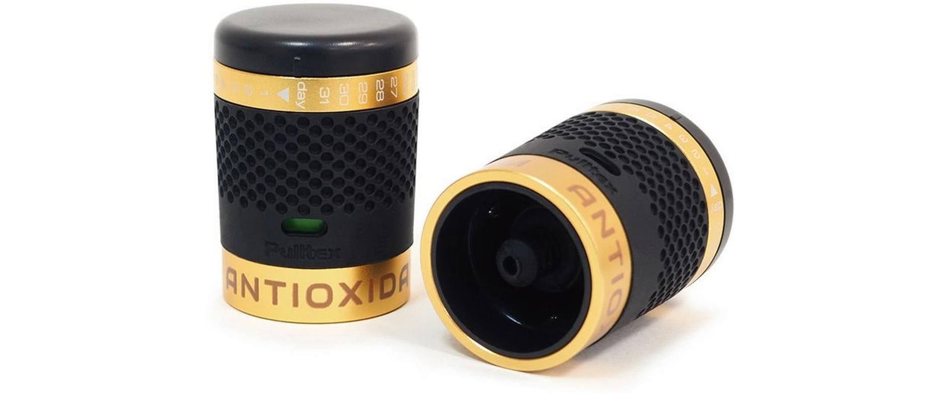 Pulltex Sekt- und Champagnerverschluss AntiOx Gold/Schwarz