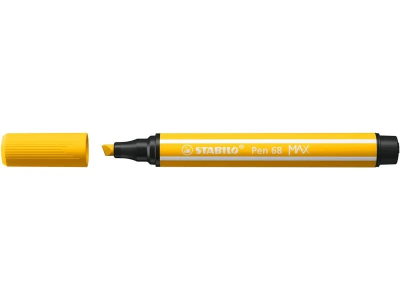 STABILO Filzstift Pen 68 MAX Gelb, 5 Stück