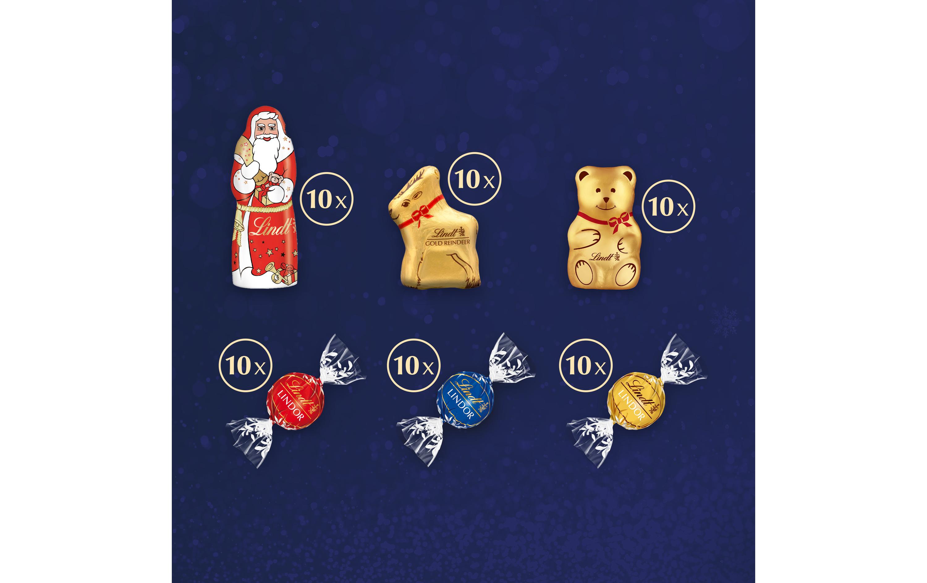 Lindt Schokolade Geschenkbox Weihnachten 690 g