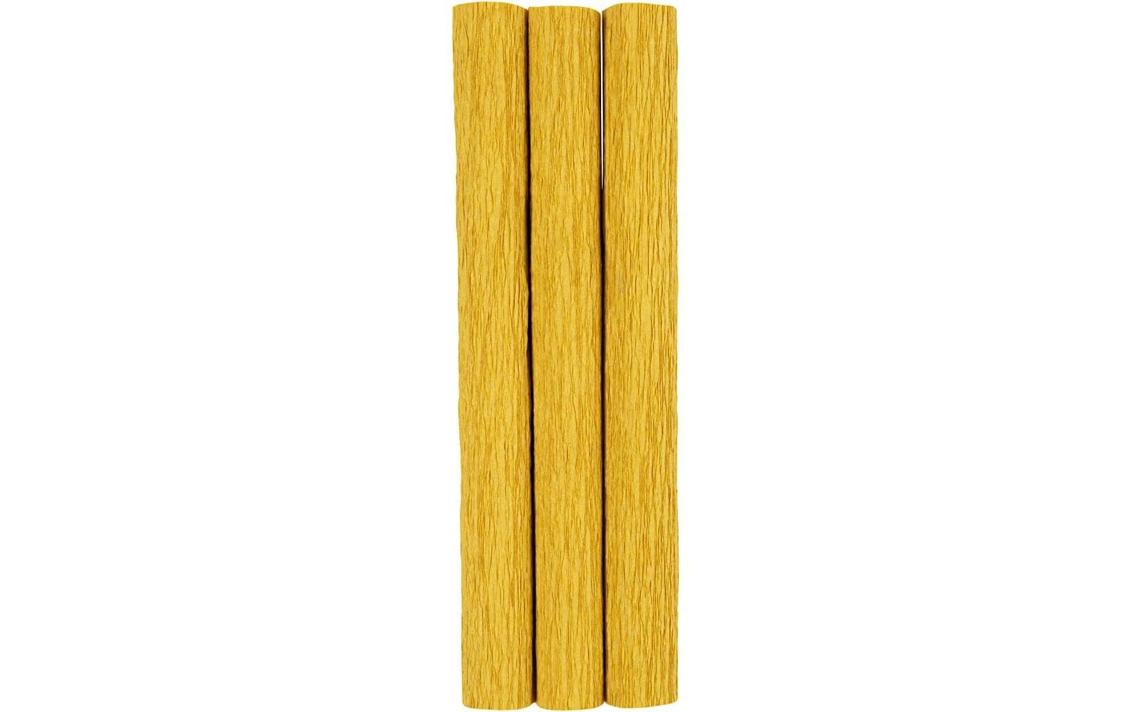 Creativ Company Krepppapier 25 x 60 cm, 3 Rollen, Curry Creativ Company Krepppapier 25 x 60 cm, 3 Rollen, Curry