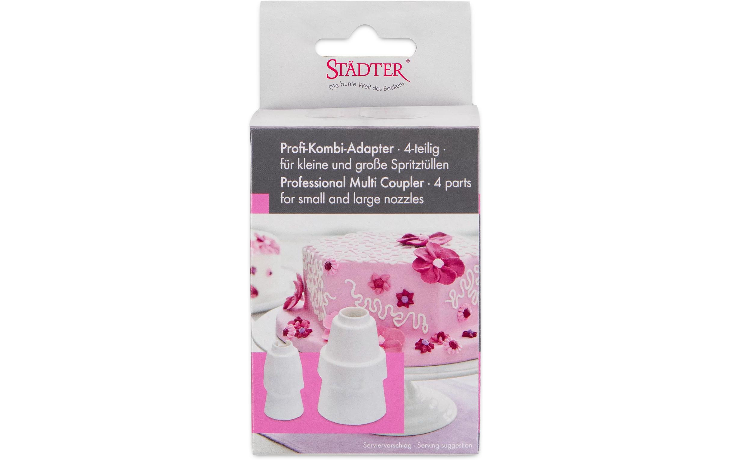 Städter Spritzbeutel Profi Adapter 4-teiliges Set