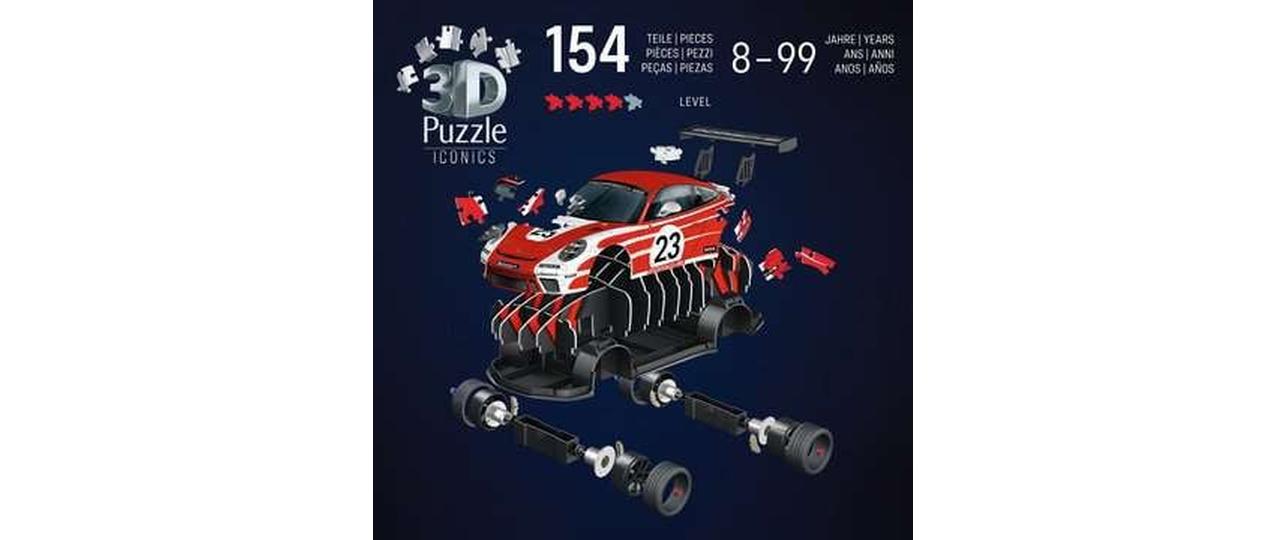 Ravensburger 3D Puzzle Iconics Porsche 911 GT3 Cup
