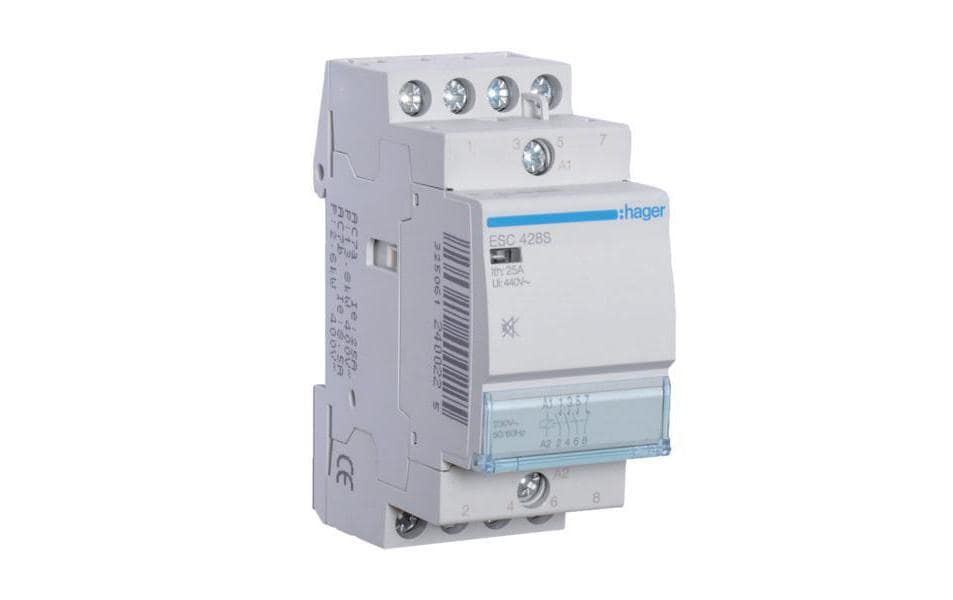 Hager Schütze 25A 3S + 1Ö 230 V brummfrei Hager Schütze 25A 3S + 1Ö 230 V brummfrei