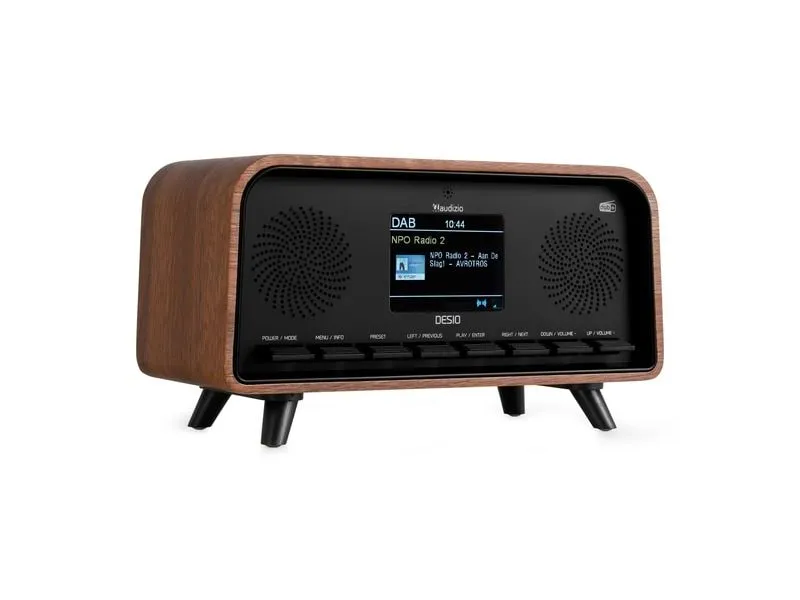 Audizio Desio-DWD Retro DAB+ Radio, Stereo, BT, darkwood Dunkelbraun Audizio Desio-DWD Retro DAB+ Radio, Stereo, BT, darkwood Dunkelbraun