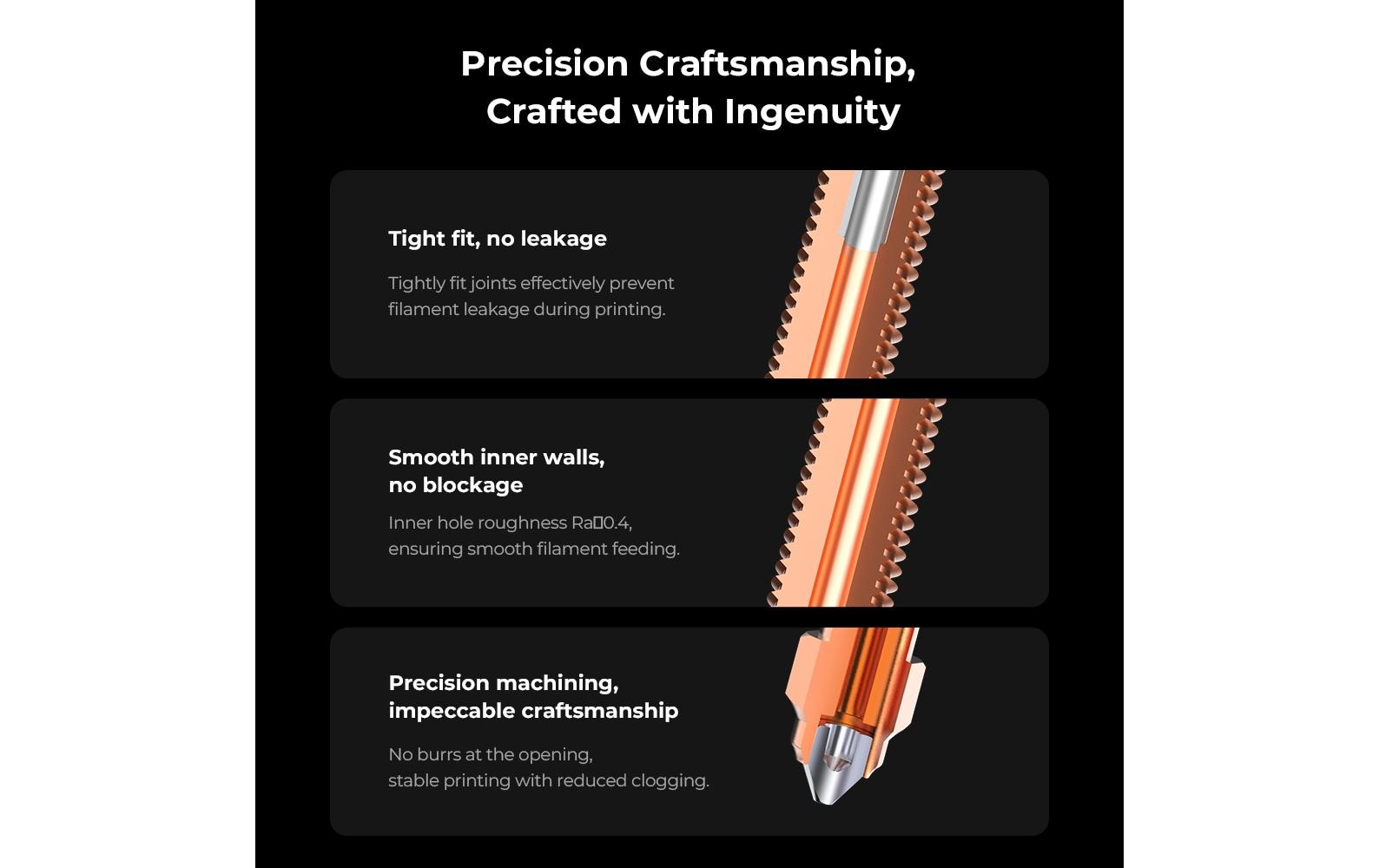 Creality Einhorn-Schnellwechsel-Düsensatz