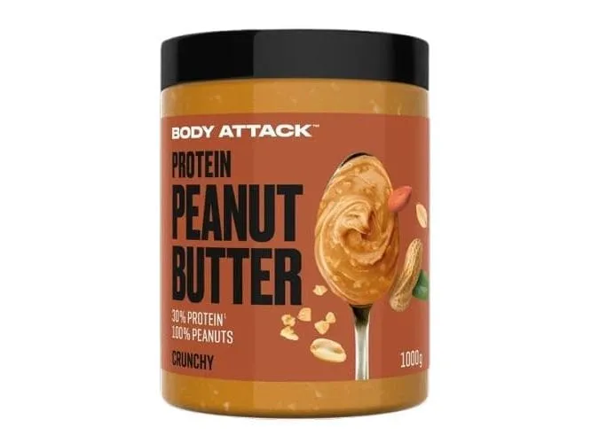 Body Attack Peanut Butter Erdnussbutter/Crunch, 1 x 1000 g Body Attack Peanut Butter Erdnussbutter/Crunch, 1 x 1000 g