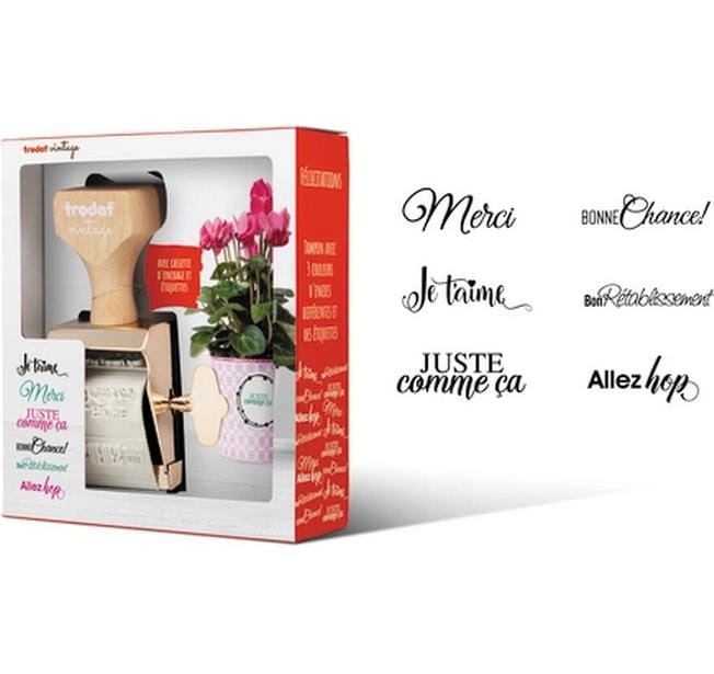 Trodat Stempel Vintage «Félicitations»