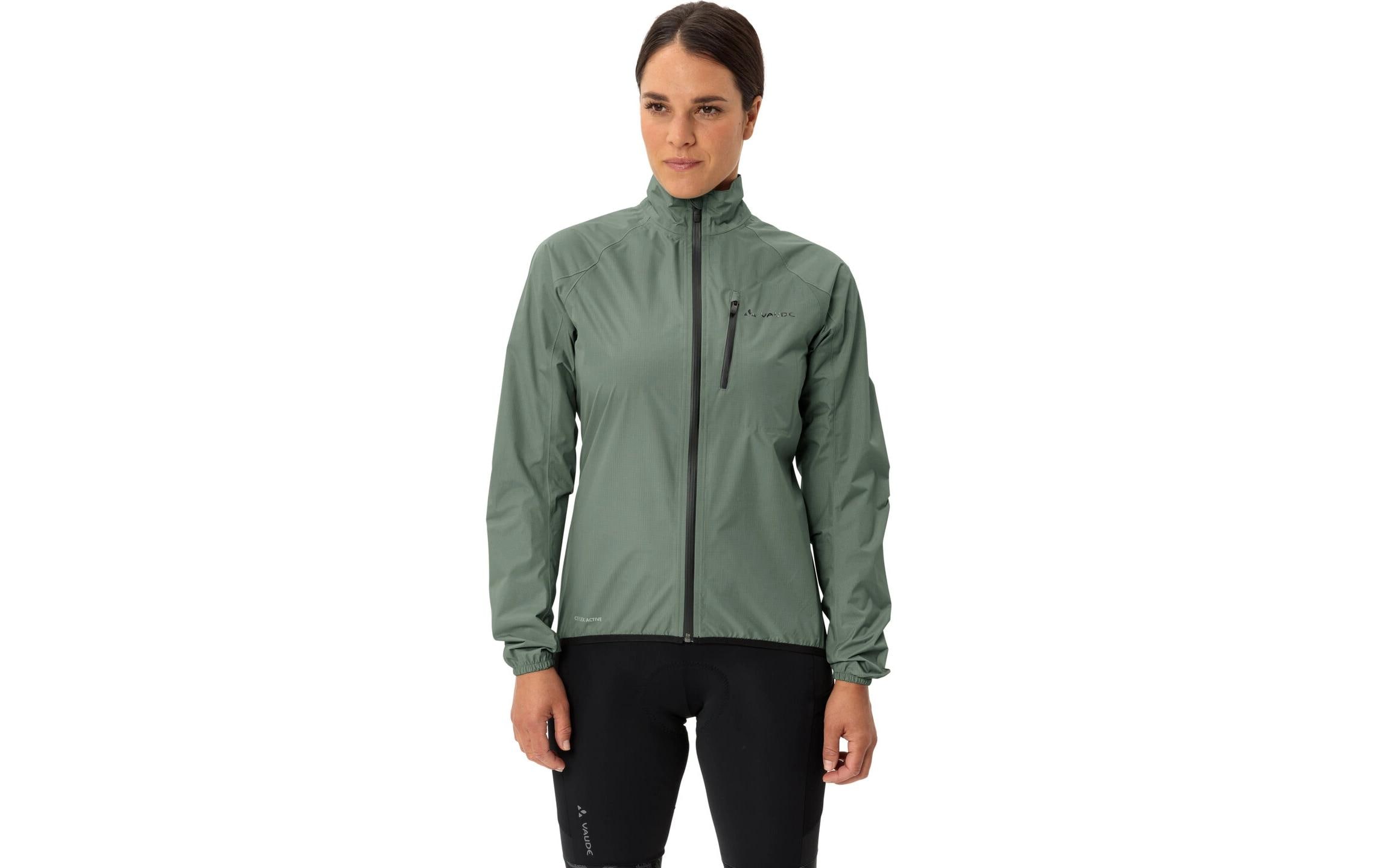 VAUDE Damen Regenjacke Drop III agave Grün, 46