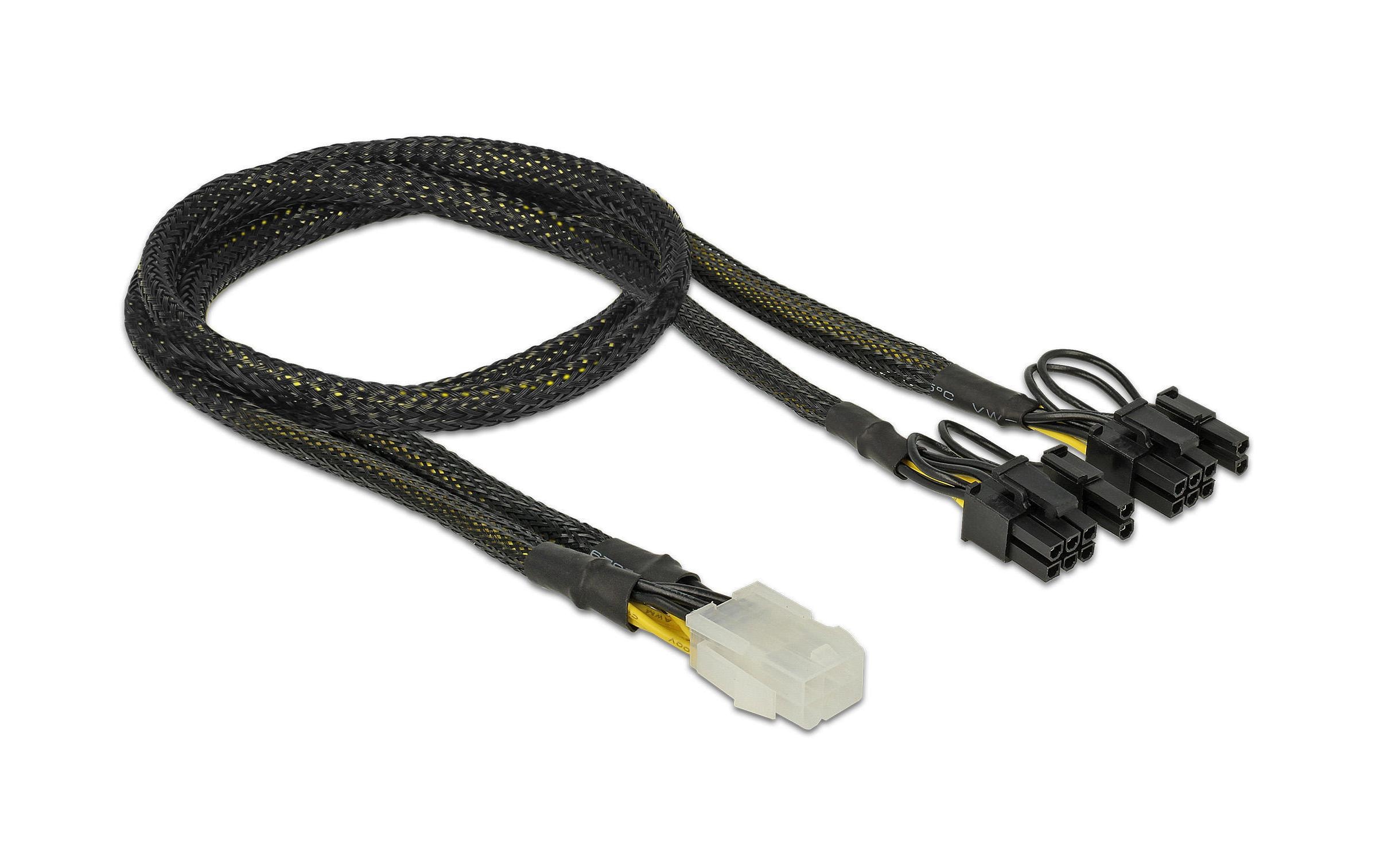 Delock Stromkabel 6Pin - 2x 6+2Pin 30 cm Delock Stromkabel 6Pin - 2x 6+2Pin 30 cm
