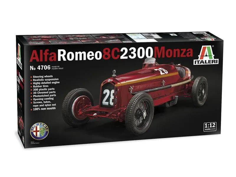Italeri Bausatz Alfa Romeo 8C 2300 Monza 1:12