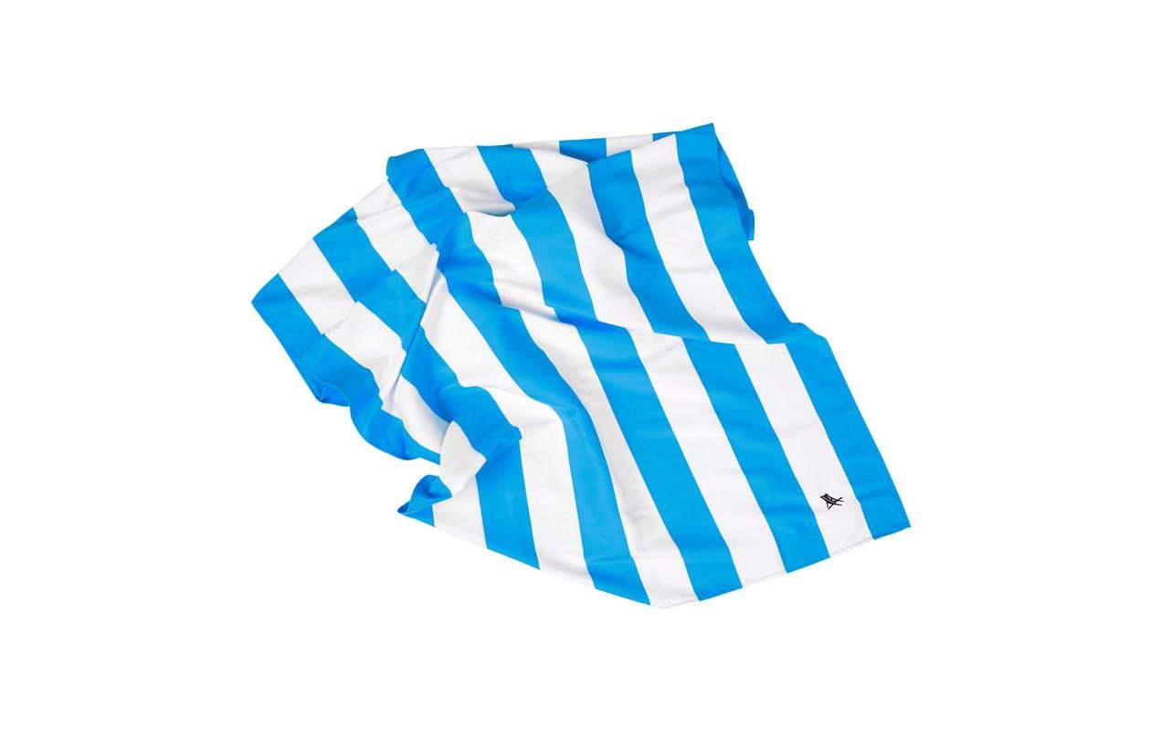 Dock & Bay Strandtuch Cabana 200 cm x 90 cm, Blau, Weiss