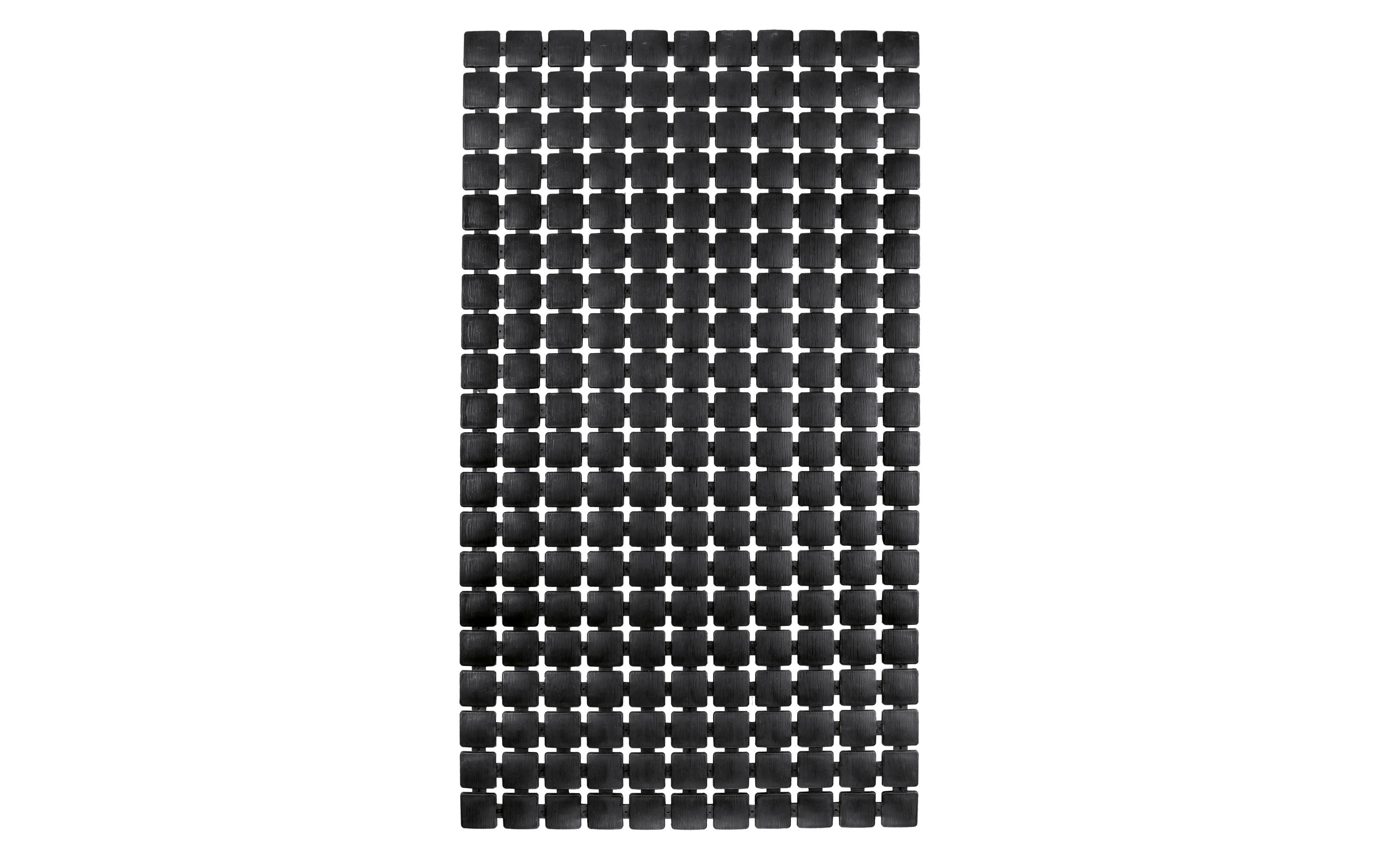 Kleine Wolke Badewanneneinlage Gatty 39 x 68 cm, Schwarz