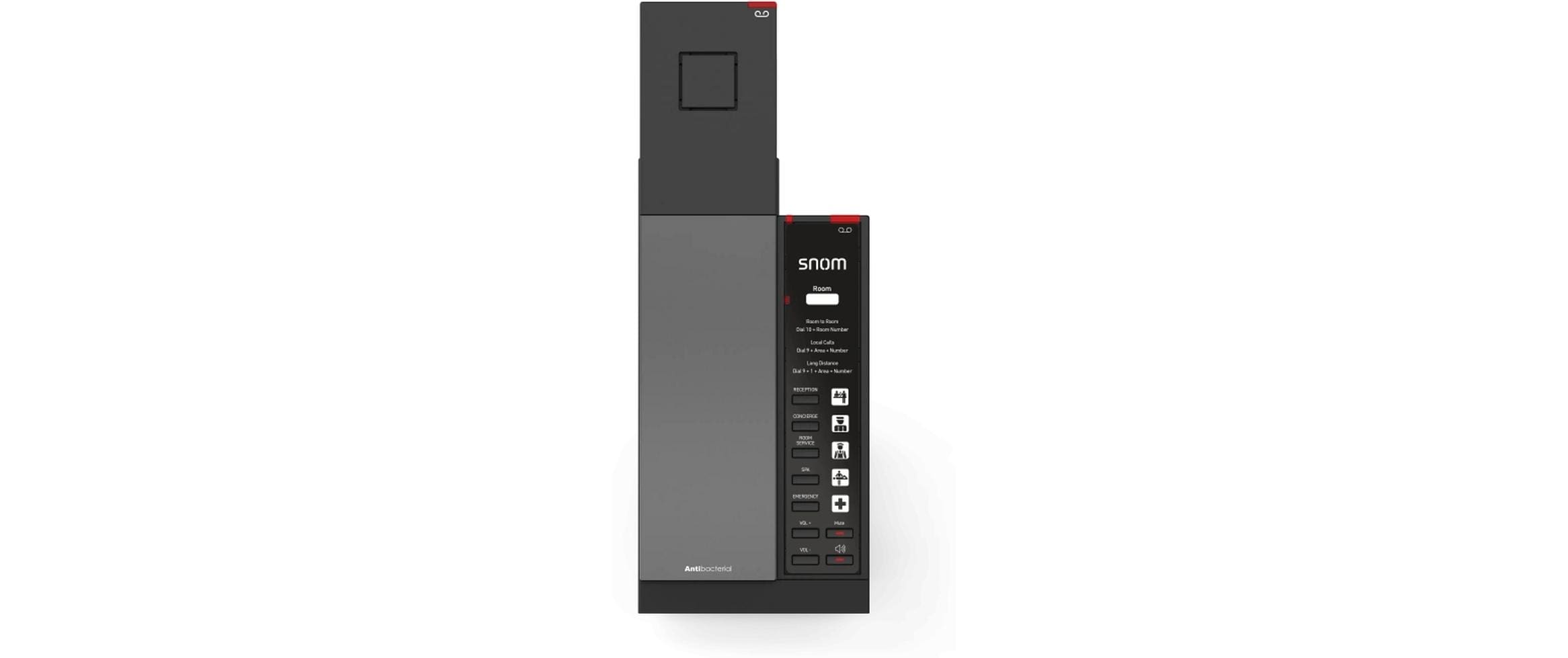 snom Tischtelefon HD341A Schwarz