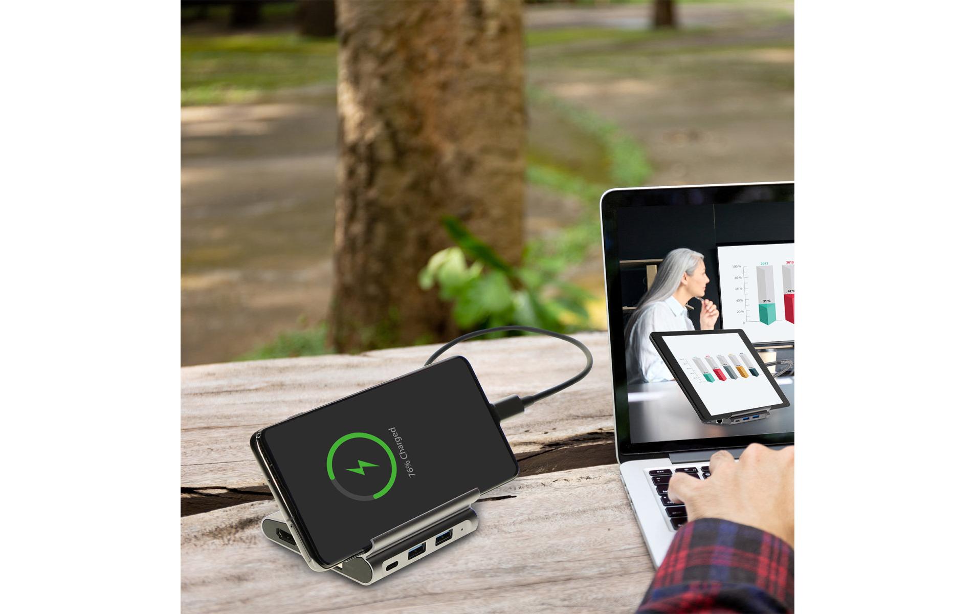 4smarts Dockingstation mit 7in1 Hub und DeX-Modus