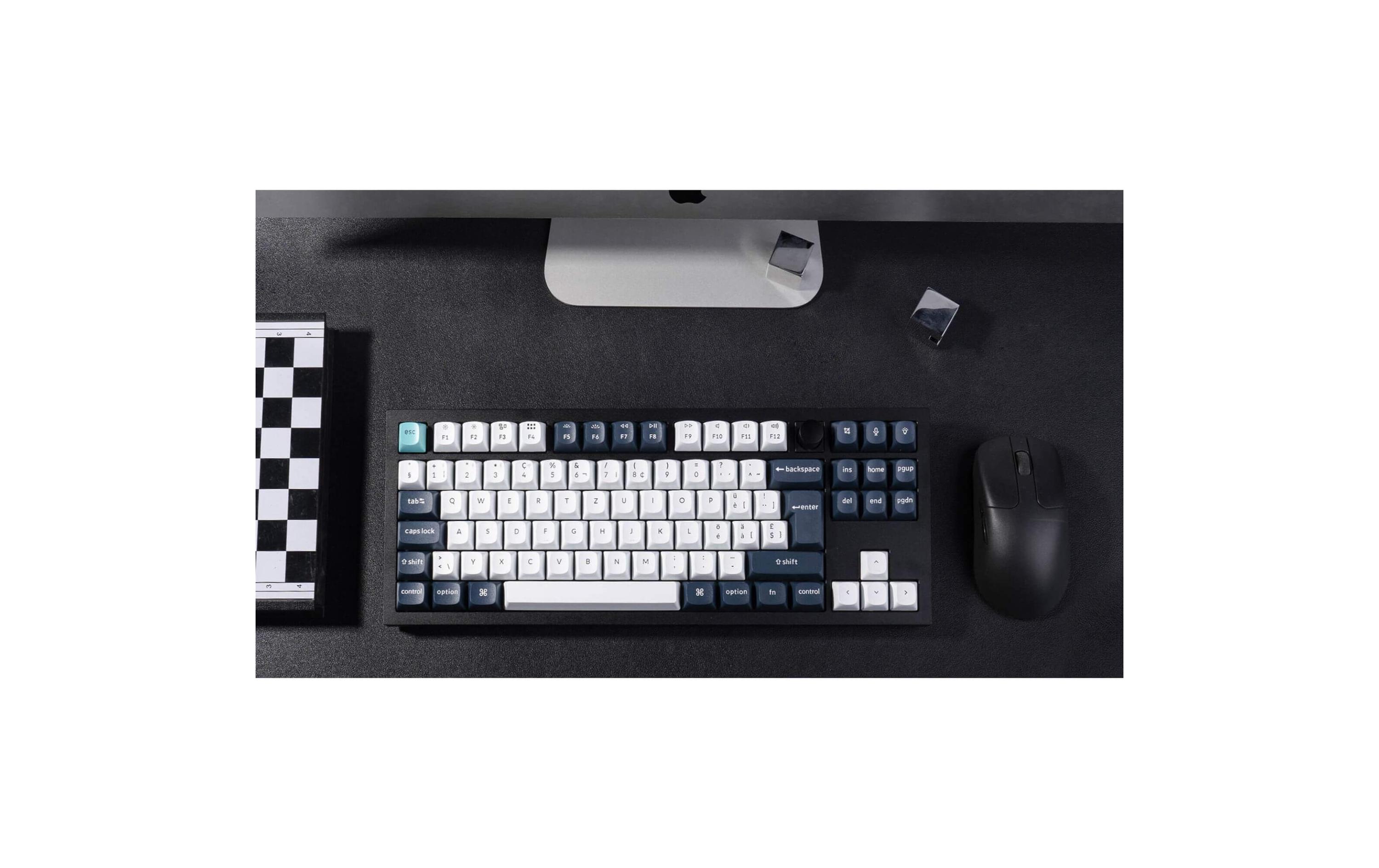Keychron Gaming-Tastatur Q3 Max Black QMK Red Switch
