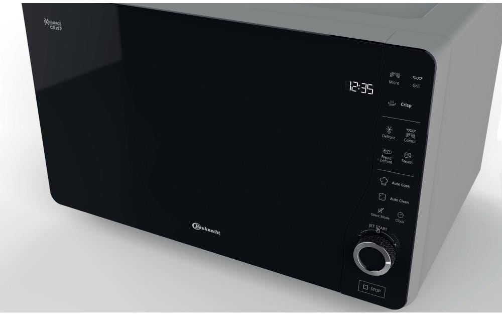 Bauknecht Mikrowelle MW 427 SL CH Schwarz/Silber Bauknecht Mikrowelle MW 427 SL CH Schwarz/Silber