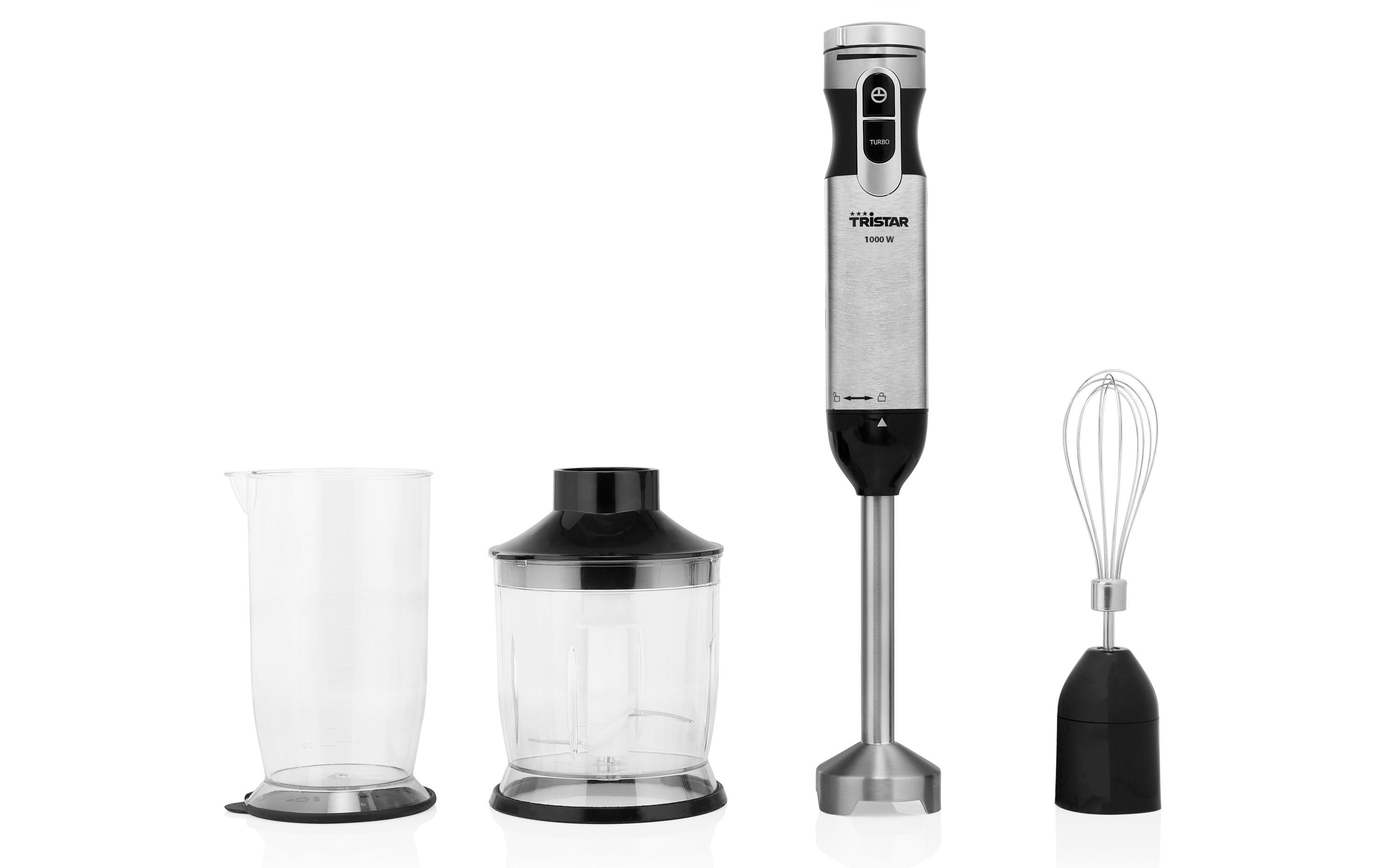 Tristar Stabmixer Set 1000 W, Metall