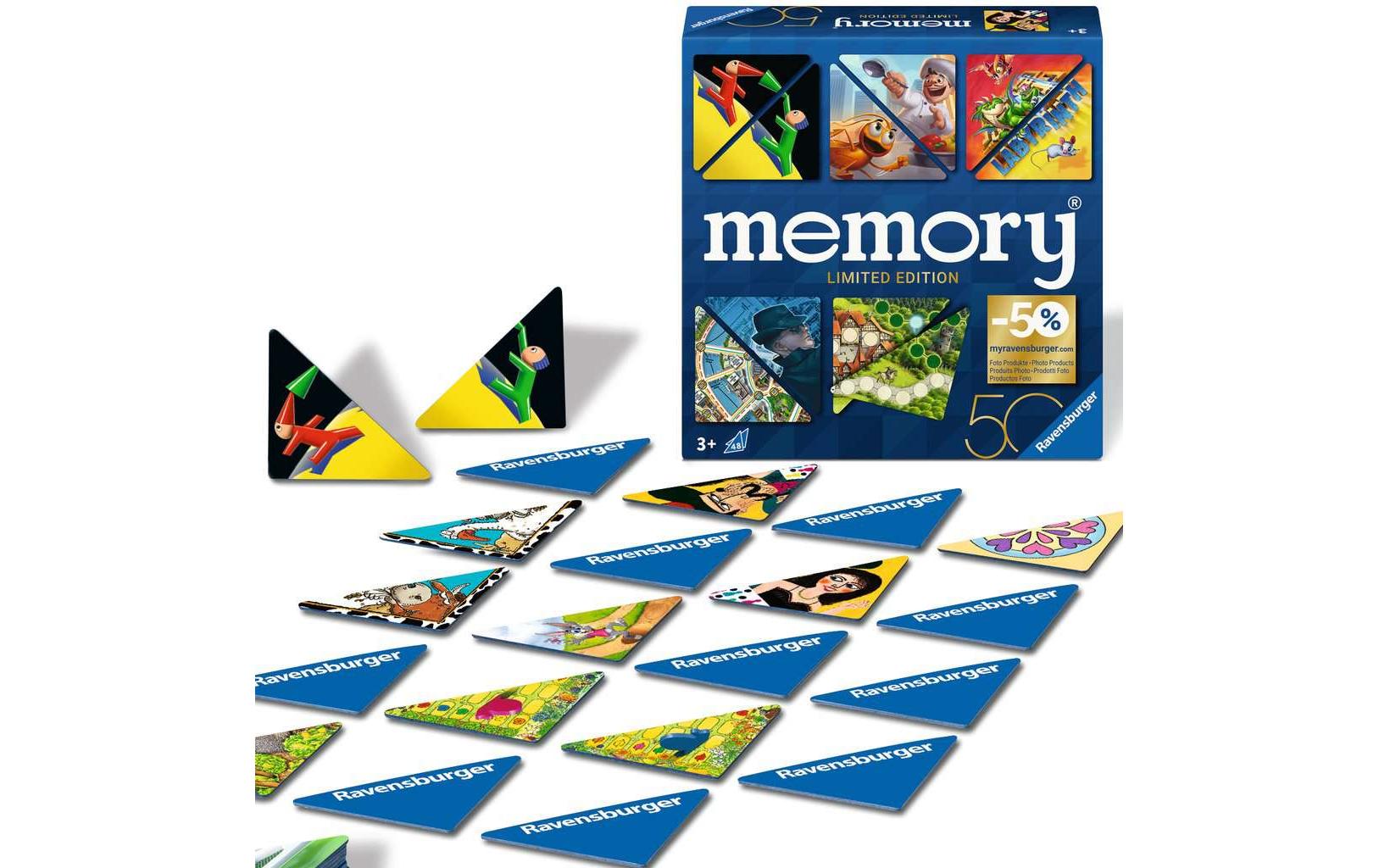 Ravensburger Memory 50 Jahre Blaues Dreieck