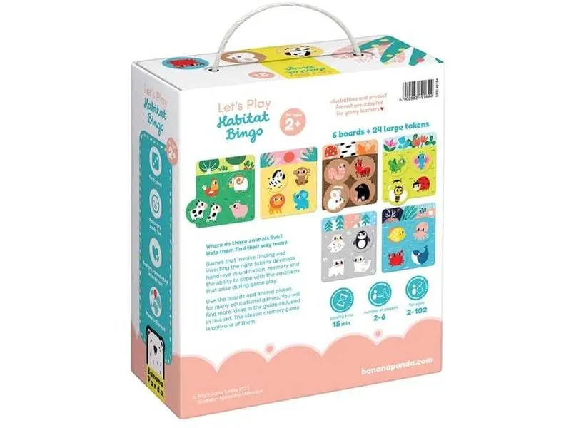 Banana Panda Kinderspiel Habitat Bingo